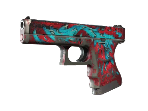 StatTrak™ Glock-18 | Water Elemental (Battle-Scarred)