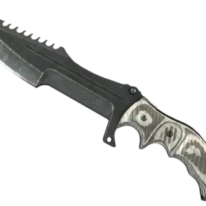 ★ StatTrak™ Huntsman Knife | Black Laminate (Well-Worn)
