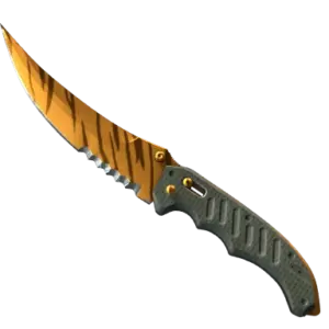 ★ StatTrak™ Flip Knife | Tiger Tooth (Factory New)