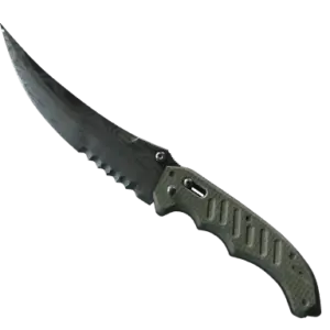 ★ Flip Knife | Damascus Steel (Battle-Scarred)