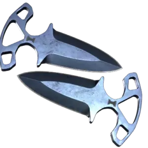 ★ Shadow Daggers | Blue Steel (Battle-Scarred)