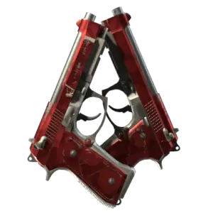 Dual Berettas | Hemoglobin (Field-Tested)