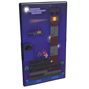 Blocky Lighthouse Door