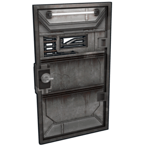Brutalist Armored Door