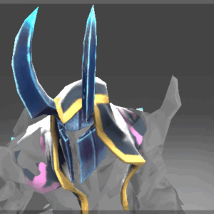 Corrupted Horned Helm of the Frozen Apostle