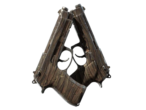 Dual Berettas | Drift Wood (Field-Tested)
