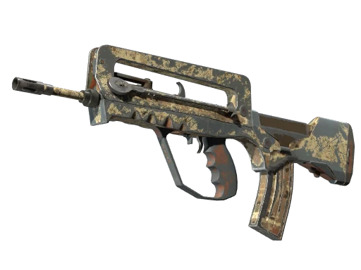 FAMAS | CaliCamo (Battle-Scarred)