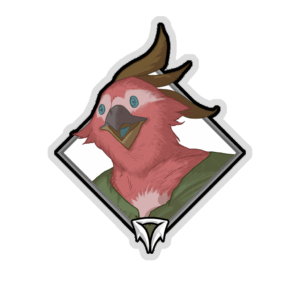 Gold Crownfall Sticker - Bakeet