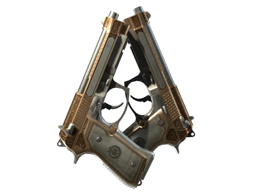 StatTrak™ Dual Berettas | Cartel (Well-Worn)