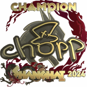Sticker | chopper (Gold, Champion) | Shanghai 2024