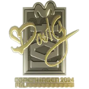 Sticker | dav1g (Gold) | Copenhagen 2024