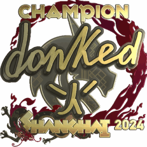 Sticker | donk (Gold, Champion) | Shanghai 2024