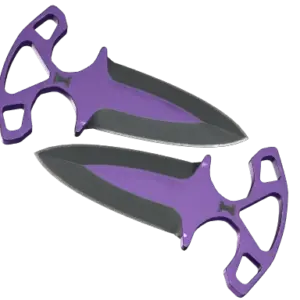 ★ Shadow Daggers | Ultraviolet (Well-Worn)