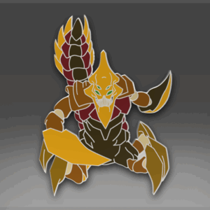 Genuine Classic Pin: Sand King