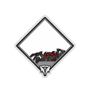 Gold Crownfall Sticker - Bibbit