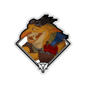 Gold Crownfall Sticker - Spleen