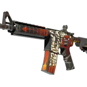 M4A4 | Hellfire (Well-Worn)