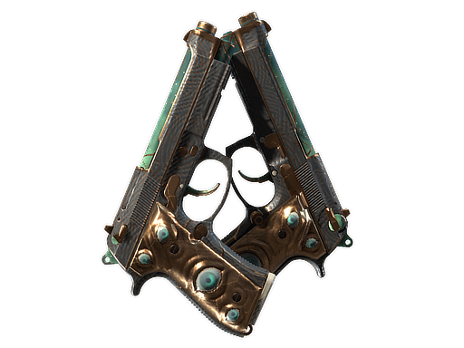 StatTrak™ Dual Berettas | Angel Eyes (Well-Worn)