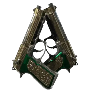 StatTrak™ Dual Berettas | Royal Consorts (Well-Worn)