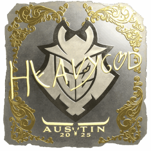 Sticker | Heavygod (Gold) | Austin 2025