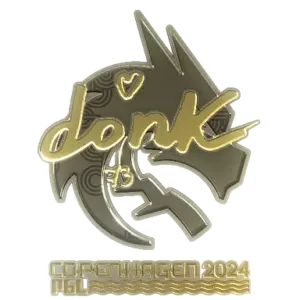 Sticker | donk (Gold) | Copenhagen 2024