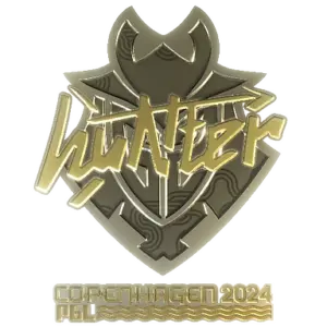 Sticker | huNter- (Gold) | Copenhagen 2024