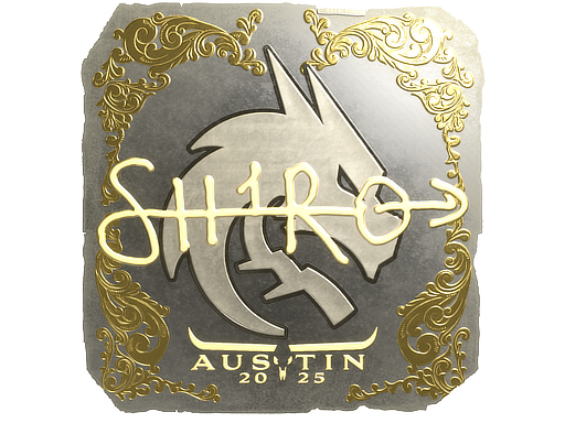 Sticker | sh1ro (Gold) | Austin 2025