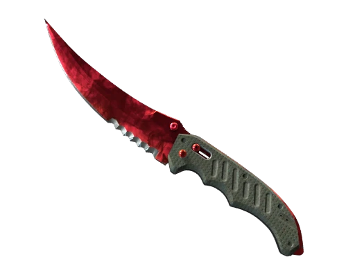 ★ StatTrak™ Flip Knife | Doppler Ruby (Factory New)