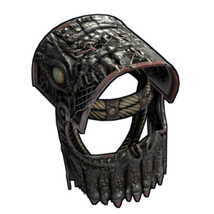 Black Alligator Helmet