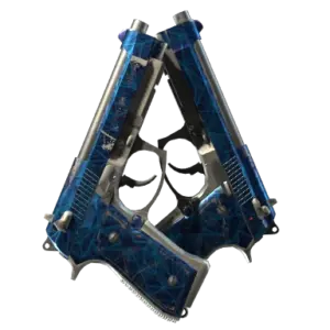 Dual Berettas | Cobalt Quartz (Field-Tested)