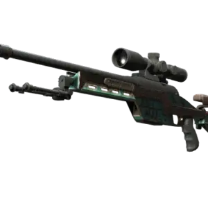 SSG 08 | Azure Glyph (Well-Worn)