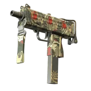 StatTrak™ MAC-10 | Monkeyflage (Well-Worn)