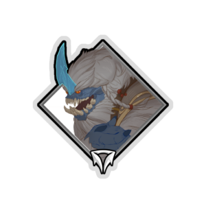 Gold Crownfall Sticker - Abominable Snow Vendor