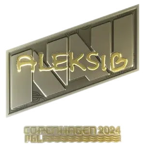 Sticker | Aleksib (Gold) | Copenhagen 2024