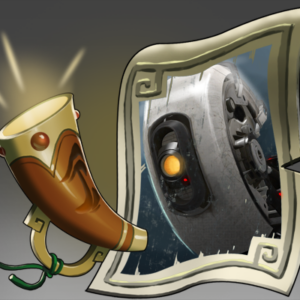 Heroic Announcer: GLaDOS