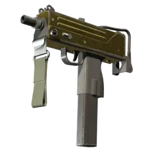 Souvenir MAC-10 | Gold Brick (Battle-Scarred)