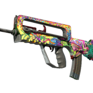 StatTrak™ FAMAS | Bad Trip (Battle-Scarred)