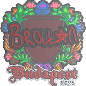 Sticker | Brollan (Embroidered) | Budapest 2025