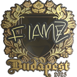 Sticker | FlameZ (Gold) | Budapest 2025