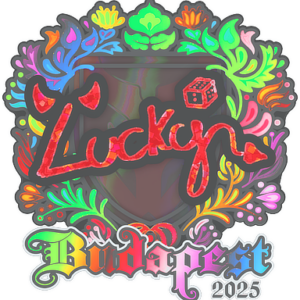 Sticker | Lucky (Holo) | Budapest 2025