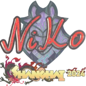 Sticker | NiKo (Holo) | Shanghai 2024