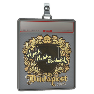 Sticker Slab | mzinho (Gold) | Budapest 2025