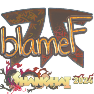 Sticker | blameF (Holo) | Shanghai 2024