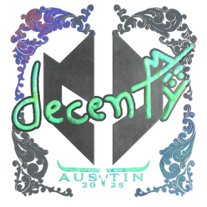 Sticker | decenty (Holo) | Austin 2025