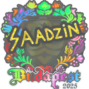 Sticker | saadzin (Holo) | Budapest 2025