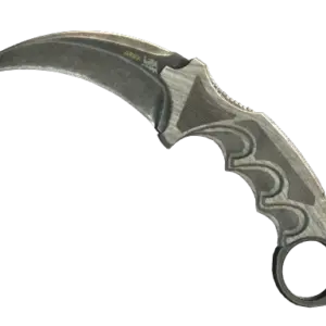 ★ Karambit | Black Laminate (Battle-Scarred)