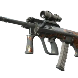 AUG | Flame Jörmungandr (Battle-Scarred)