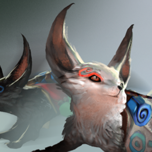 Autographed Jin and Yin Fox Spirits