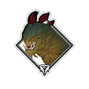 Gold Crownfall Sticker - Graxx
