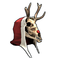Rudolph Skull Mask